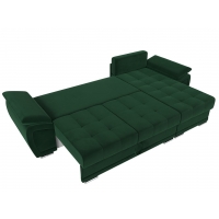 Угловой диван Нэстор (велюр зелёный) - Изображение 2